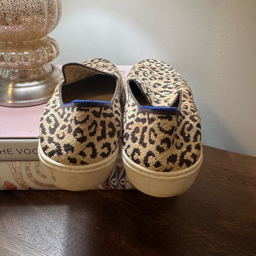 Rothy's Leopard Patterned Slip-On Shoes - Picture 3 of 3